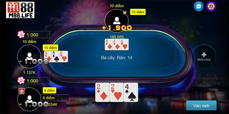 Tìm hiểu về bộ môn bài ba cây online tại M88 thú vị nhất hiện nay.