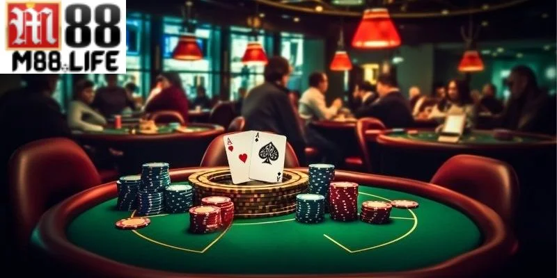 Sảnh casino M88 sở hữu nhiều ưu điểm nổi bật.
