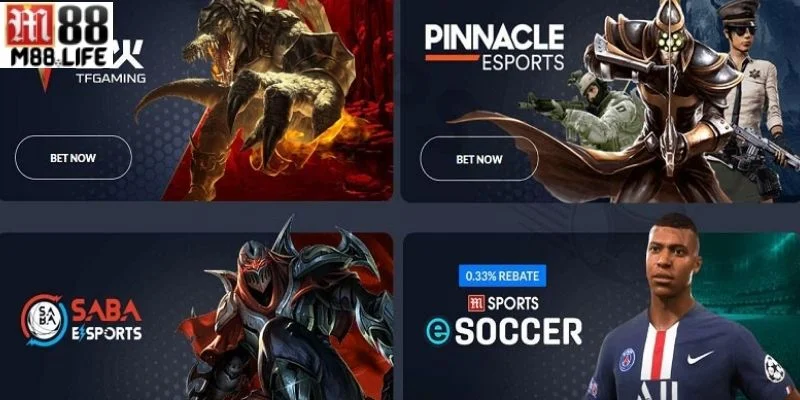 Sân chơi esport M88 làm nên tên tuổi trên thị trường quốc tế.