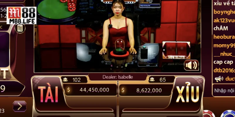 Diễn biến một ván cược Tài Xỉu rất dễ hiểu.